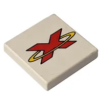 Tile 2 x 2 with Red X, Extreme Team Print