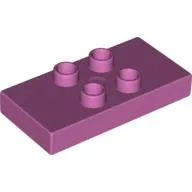 Duplo Plate 2 x 4 x 1/2 with 4 Center Studs [Thick]