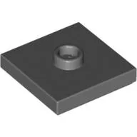 Plate Special 2 x 2 with Groove and Center Stud (Jumper)