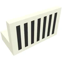 Panel 1 x 2 x 1 with Black Grill Print [6893]