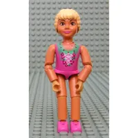 Belville Figure Articulated Elbows, Child, Female, Light Yellow Hair, Dark Pink Laced Top Print (Princess Vanilla)