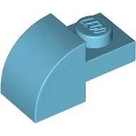 Brick Curved 1 x 2 x 1 with Curved Top