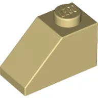 Brick Sloped 45° 2 x 1 with Bottom Pin