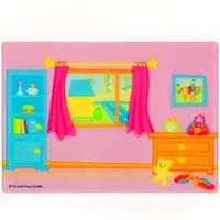 Backdrop, Belville Doll House Bedroom