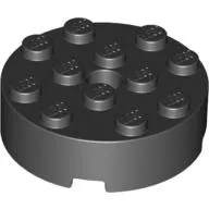 Brick Round 4 x 4 Centre Hole