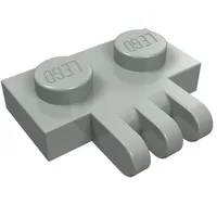 Hinge Plate 1 x 2 with 3 Fingers On Side