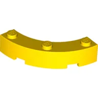 Brick Round Corner 4 x 4 Macaroni Wide with 3 Studs