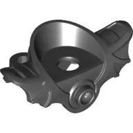 Minifig Neckwear Armor Breastplate with Shoulder Pads Shaped as Batwings, Front Stud and Connection Holes on Back