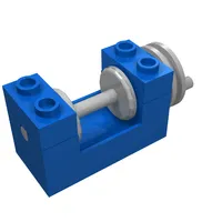 String Reel Winch 2 x 4 x 2 (Light Gray Drum)