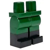 Hips with Dark Green Legs and Black Boots Pattern [PLAIN]