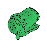 Animal Body Part, Dinosaur, Head, Small