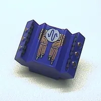 Brick Sloped 2 x 2 No Studs with Angled Side Block Extensions and Pulse Print