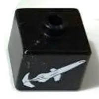 Pen Bead, Square with Sith Infiltrator Print