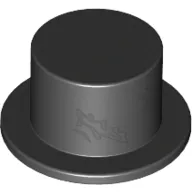 Top Hat with Tattered Hole and Scratches Print