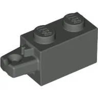 Hinge Brick 1 x 2 Locking with 1 Finger Horizontal End