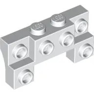 Brick Special 2 x 4 - 1 x 4 with 2 Recessed Studs and Thick Side Arches