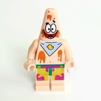 Patrick Star with Bib and Ice Cream Stains