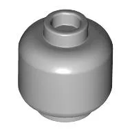 Minifig Head [Plain] [Vented Stud - 2 Holes]