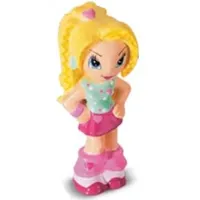 Clikits Figure, Heart, Yellow Hair, Light Green Top, Magenta Skirt