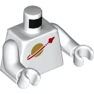 Torso Classic Space Logo (2019) Print, White Arms and Hands