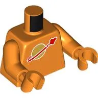 Torso Classic Space Logo (2019) Print, Orange Arms and Hands