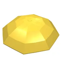 Fabuland, Equipment Umbrella Top with No Bottom Flaps, 6 x 6 [No Top Stud]