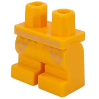 Hips and Bright Light Orange Medium Legs with Silver Scales print