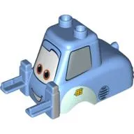 Duplo Car Body Forklift Truck with Cars Guido Print