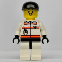 Res-Q Man, Black Cap, Moustache