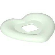 Clikits Icon Accent, Heart 3 3/8 x 3 3/8 with Raised Border