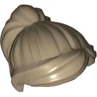 Hair Ponytail and Swept Sideways Fringe