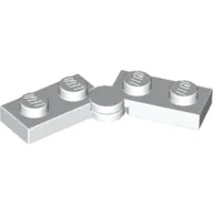 Hinge Plate 1 x 4 Swivel Top / Base - Solid Clip [Complete Assembly]