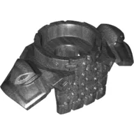 Minifig Neckwear Armour Breastplate with Round Collar, Chain Mail, Shoulder Pads with Snake Heads and 1 Stud on Back