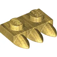 Plate Special 1 x 2 with Three Teeth [Tri-Tooth]