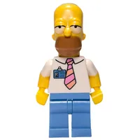 Homer Simpson with Name Badge