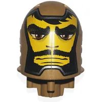 Large Figure Head, Round Top Sir Santis Print