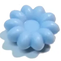 Clikits Icon, Flower 2 x 2 Small, 10 Petals with Pin [Frosted]