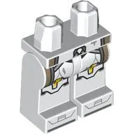 Hips and White Legs with Clone Commander Armor, Yellow/Dark Tan Markings print