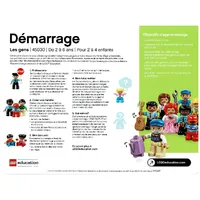 Activity Card, Set 45030-1, Getting Started - French/German