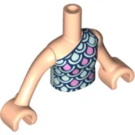 Minidoll Torso Girl with Scaled Swimming Suit