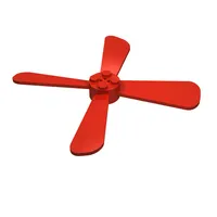 Propeller 4 Blade 13 Diameter with Studs and Cross