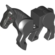 Animal, Horse, Moveable Legs with Gray Bridle Print