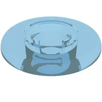 Clikits Bead, Ring Thin Large with Hole and High Connector