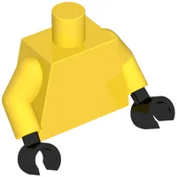 Torso, Yellow Arms, Black Hands [Plain]