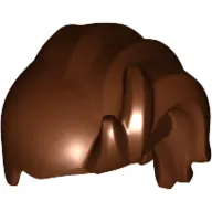 Hair Short, Spiked Front, Parted Left Long