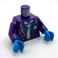 Torso Jacket, Tie, Dark Azure Undershirt print, Dark Purple Arms, Dark Azure Hands