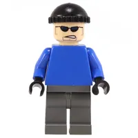 Mr. Freeze's Henchman with Plain Blue Torso