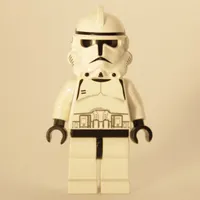 Clone Trooper, Phase II Armor, Plain Black Head, Neck Bracket