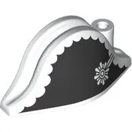 Hat Pirate Bicorne with Admiral Print - New Version