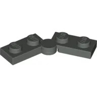 Hinge Plate 1 x 4 Swivel Top / Base - Solid Clip [Complete Assembly]